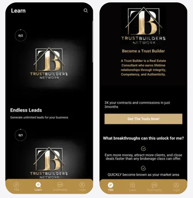 Trust Builders Network - Monthly Subscription