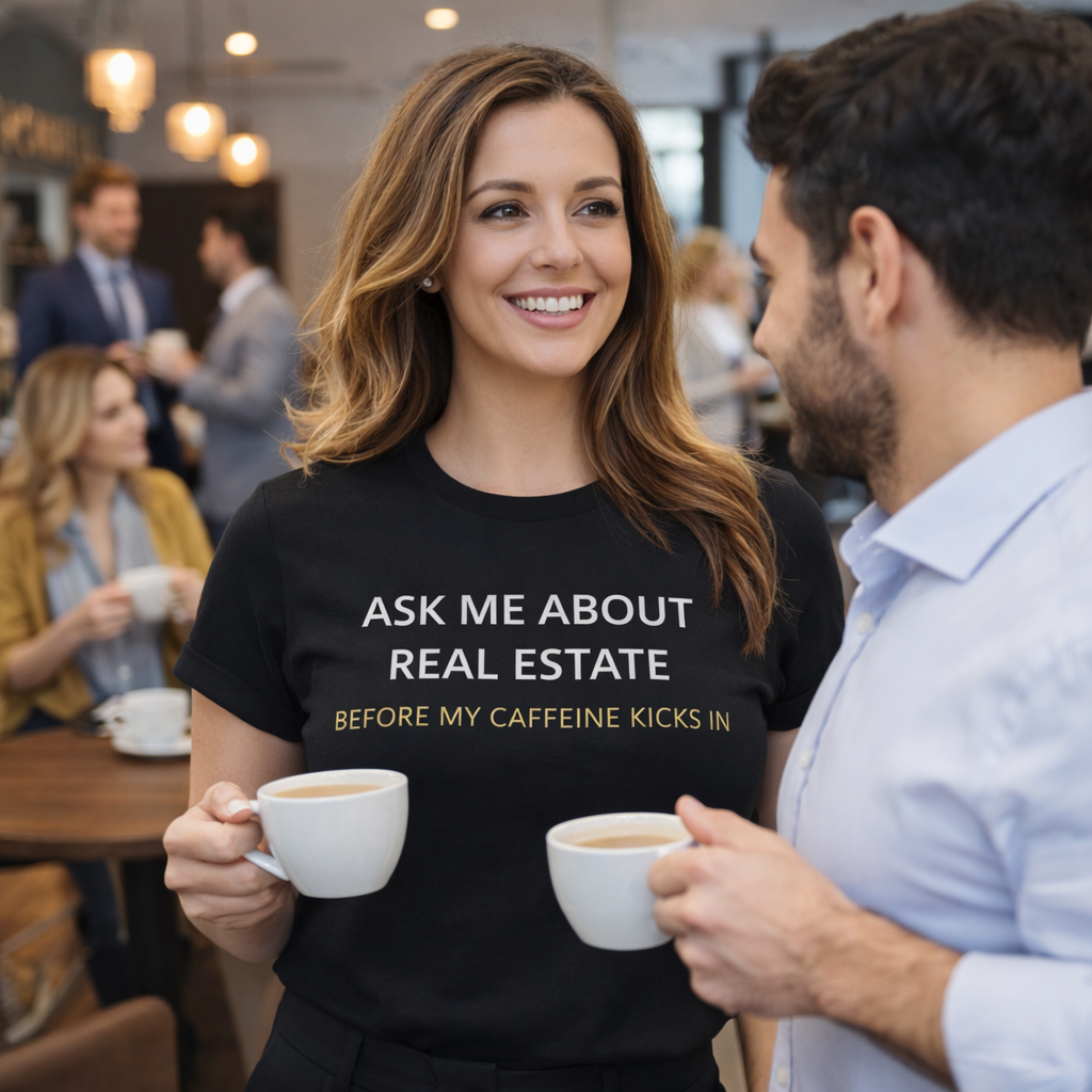 Ask me about real estate before my caffeine kicks in